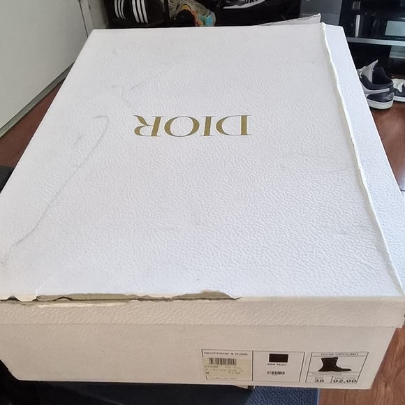 Dior Black Ankle Boots with Silver Buckles - Picture 12 of 13